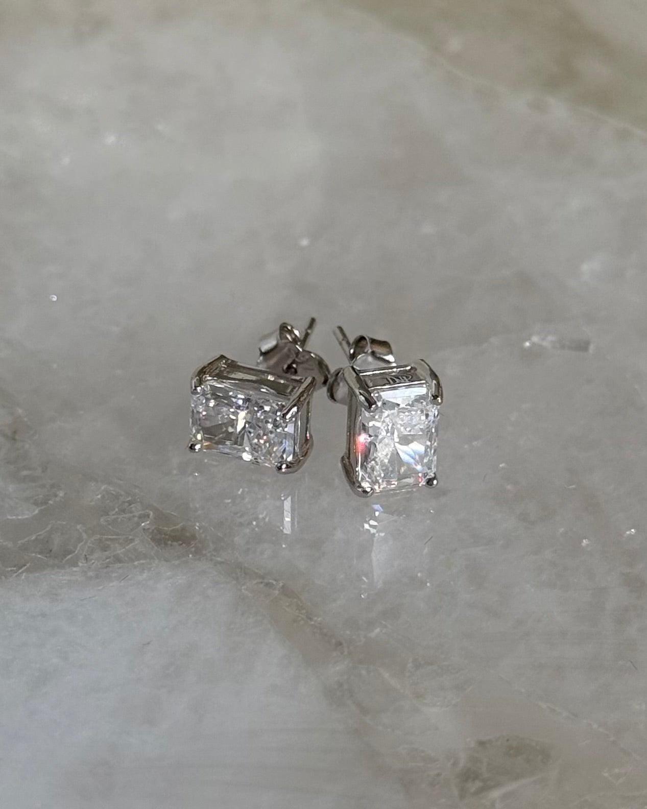 Lucide Silver Earring Studs