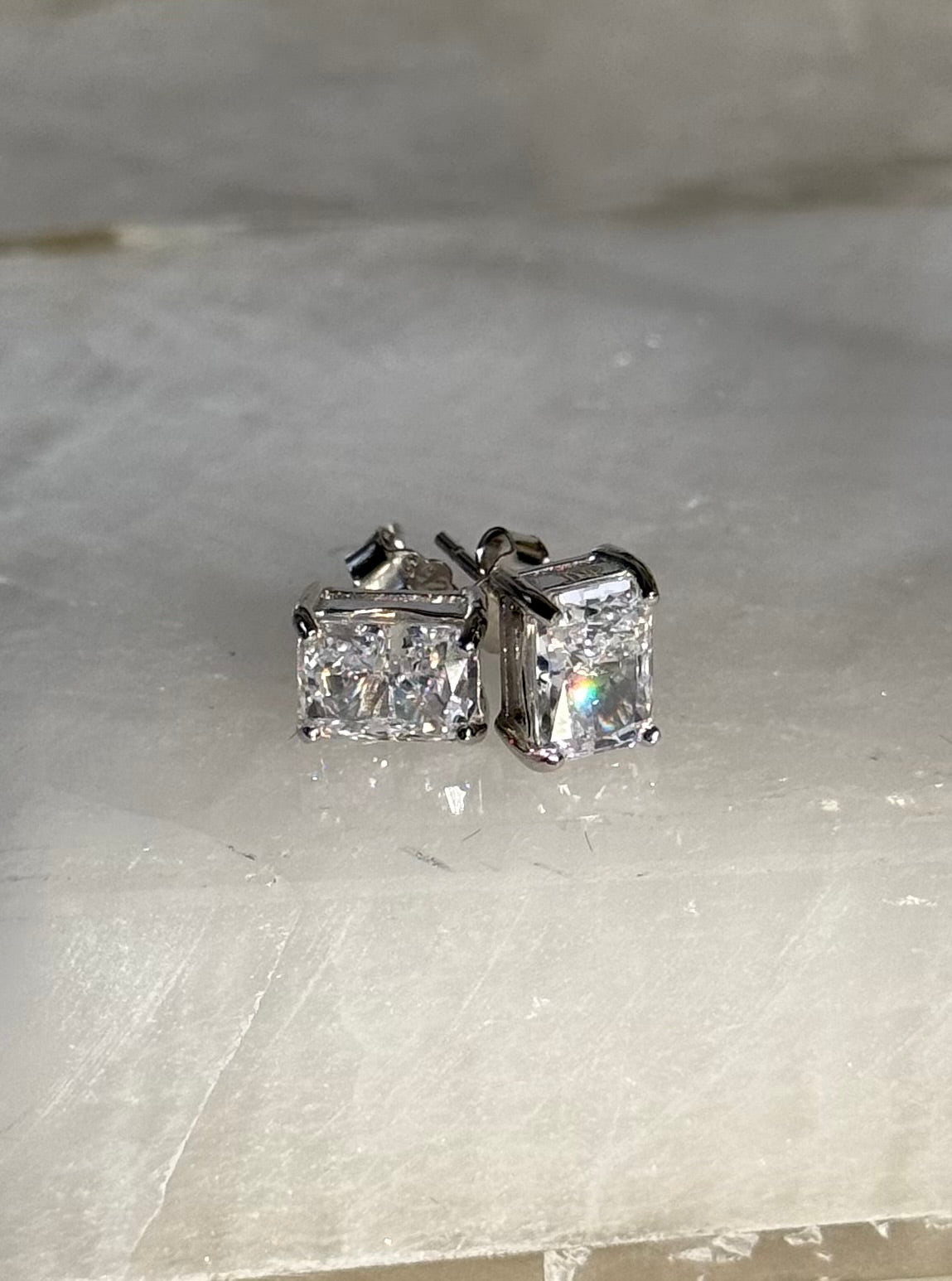 Lucide Silver Earring Studs